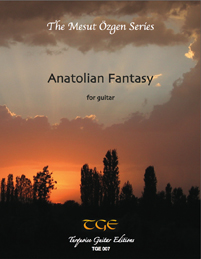 Anatolian Fantasy for solo guitar front cover photo