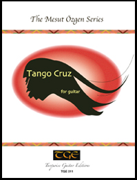 Tango Cruz for solo guitar front cover photo
