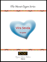 Vira Sevda for solo guitar front cover photo
